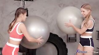 Girlfriends have a tender and passionate lesbian sex, exchanging caresses and kisses
