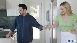 A dad fucked a sorority slut in an intense scene