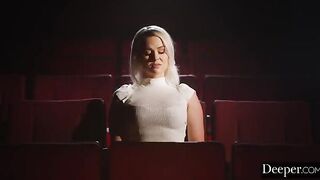 The girl was in the show must go on mood, so she had sex