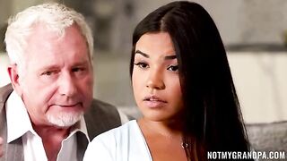 Latina teen Summer lands a role in an adult industry, showcasing her talents