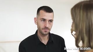 I’m horny so I fuck my dance instructor with small tits