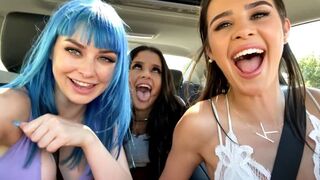 Two girls having fun without guys, a little lesbian sex