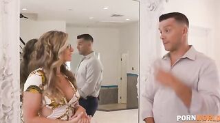 The busty blonde MILF Cory Chase got her ass smashed by a real estate agent