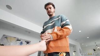 The diphallic dude fucks both girls, using his double dick to fuck the babes