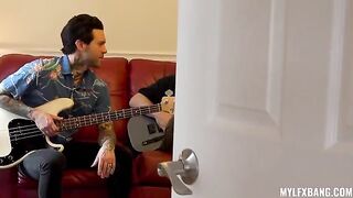 A dirty lesson learned from a busty brunette