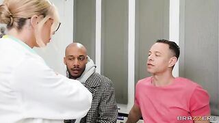 Two patients double fuck the hot doctor