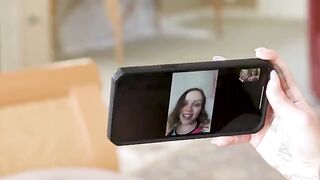 The girl was thoroughly fucked by a lesbian lover on the bed