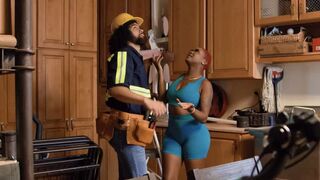 The role play is about a girl who works in the kitchen in uniform