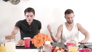 A summer barbecue turns into a steamy swap family party