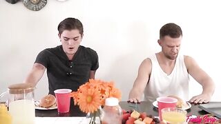 A summer barbecue turns into a steamy swap family party