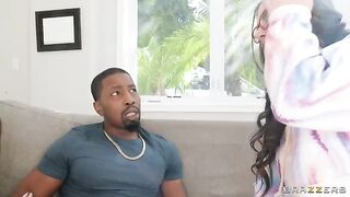 Two girlfriends have sex with two guys in FFM