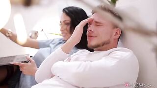 The girl pushed me to sin in bed