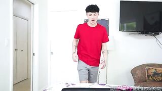 Auntie got her cunt filled with sticky sperm after seducing him