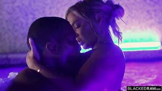 The guy is having fun with girl and he almost came