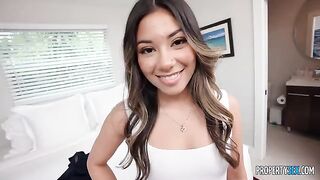 The employee is going to satisfy her Mr. Boss in every way