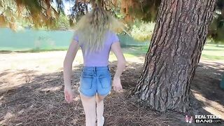 Enter me gently! - a girl with small tits