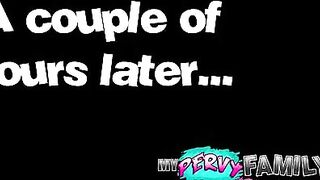 Jerkoff consolation for his stepsister getting caught