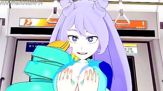 Nejire Hado gets her pussy filled with cock in this hot 3D hentai