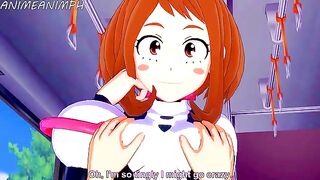 Ochaco Uraraka gets fucked by Deku in an intense MHA hentai scene