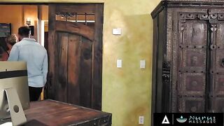 Brandi Love gets fucked by a nasty customer on a phone call
