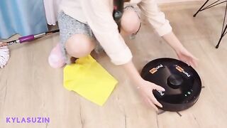 A hot Turkish girl is having fun with her boyfriend at home