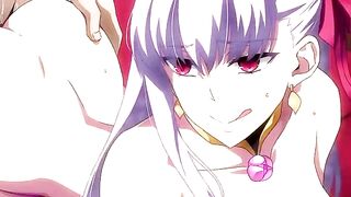 The sakura woman plays a seductive game with you - Fate JOI