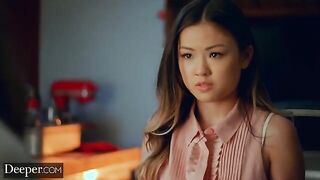 Hot babes Lulu Chu and Gianna Dior in intense threesome