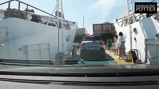 A cute girl is begging for her boyfriend to fuck her on the beach
