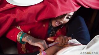 I have never licked an Indian woman's pussy before in clothes