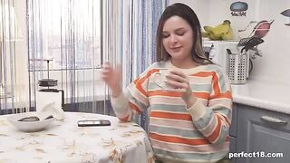 Small boobs do not prevent the girl from fucking like a slut