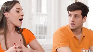 I came in step mom and dad are having sex on the couch