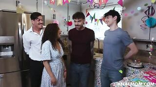 A mom turns her house into an anal party, and it gets wild