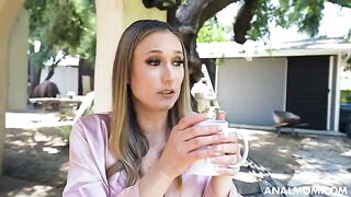 A mature woman wanted to experience anal orgasm with her son