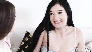 Cute babies have gentle anal sex with an elastic cock