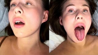 A girl masturbating herself until she reaches intense climax