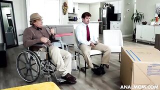 A man fucked in all holes a beautiful woman with appetites