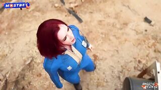 Redhead slut fucked hard in cosplay, loving every rough moment
