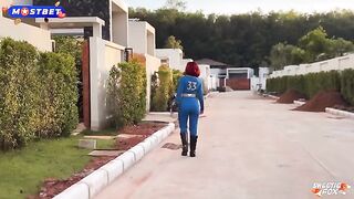 Redhead slut fucked hard in cosplay, loving every rough moment