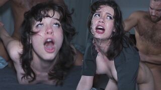 She is a slut who likes to be treated roughly and slobbered on