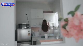 A girl offered a guy to come in for tea, but he wanted something more