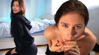 He called her to his house for training and paid for it with cock