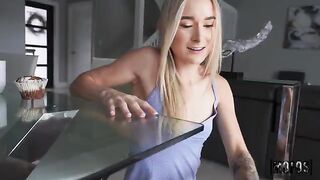 You should be able to kiss and suck a cock, girl