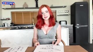 The red-haired teacher roughly fucked her student in a steamy session