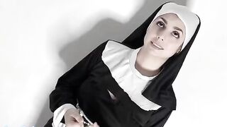 A nun breaks her vow of chastity and has sex in a steamy scene