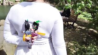 Whose cock will the pretty girl with nice boobs choose?