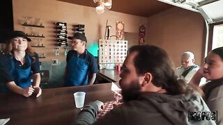 Who hasn't tried sex behind the garages? A young girl did it too!