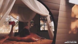 The reflection in the mirror says he's good, and that's it