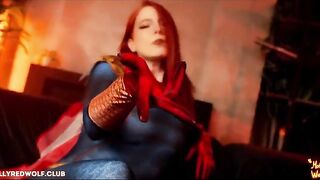 Superhero fuck fest with femdom and face sitting action!