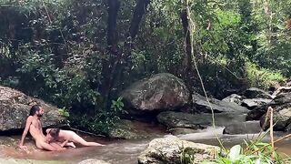 People don't forget to fuck even while camping