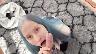 The girl agreed to anything for an orgasm, even the hardest sex